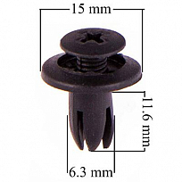 Клипса SKYWAY универсальная 033 (min25) 500/25